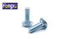 Cup Head Square Leher Baut DIN603 Grade 4,8 Carriage Bolt Long Life Time pemasok